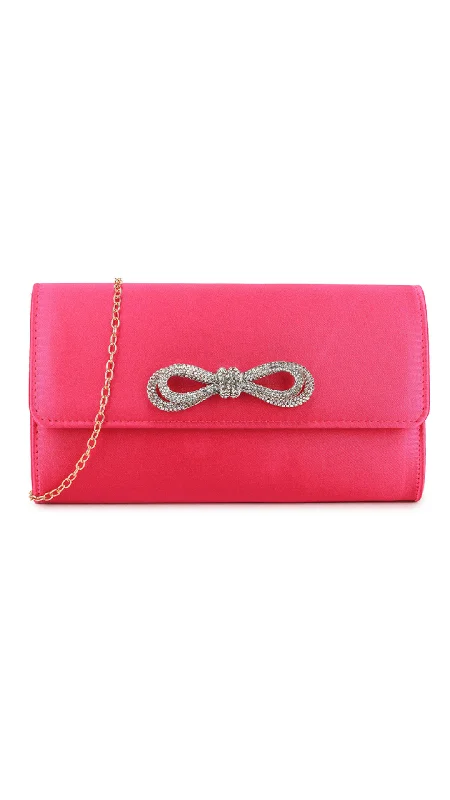 Ellen Clutch- Fuchsia