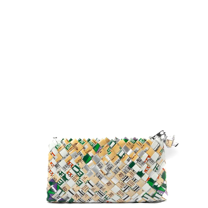 Mixed Weave Artisan Multicolor Mini Clutch