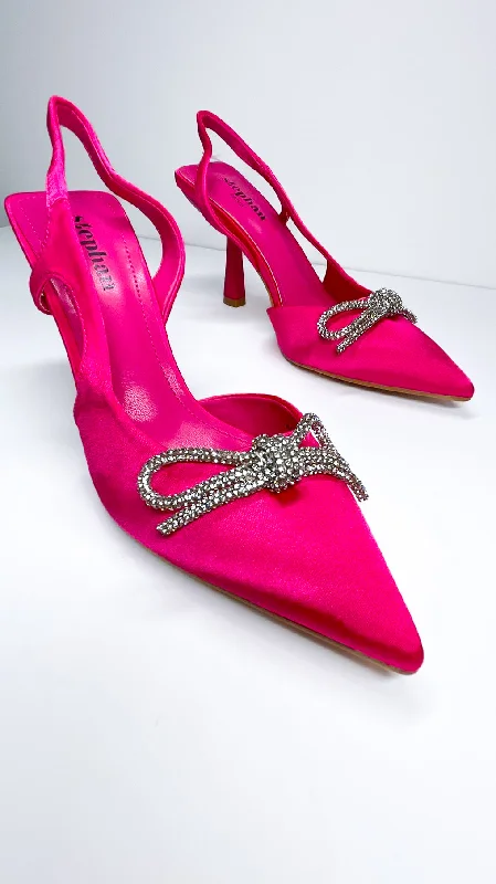 Demi Heel- Fuchsia