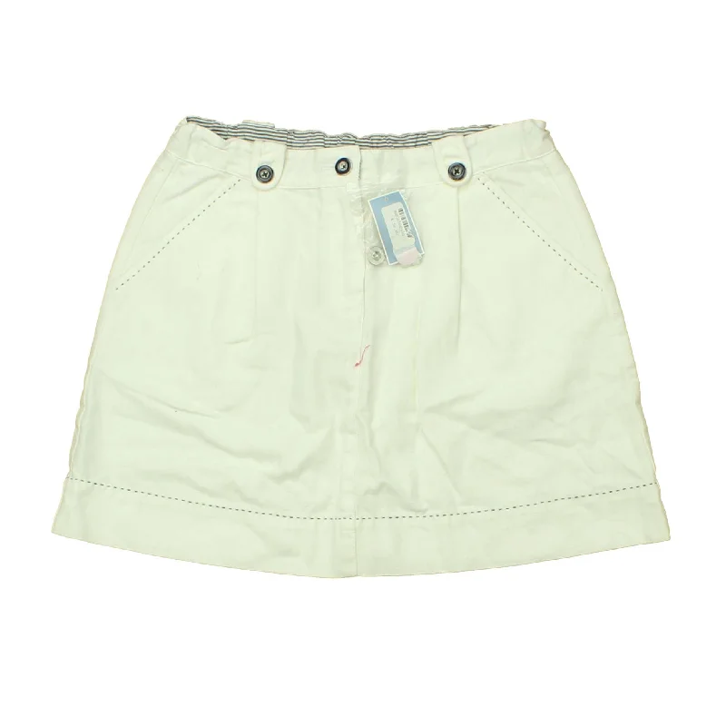 Jacadi Girls White Skirt