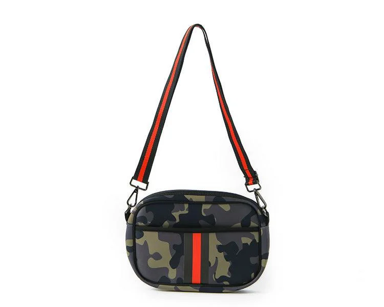 Fashion Neoprene One-shoulder Printed Diagonal Bag