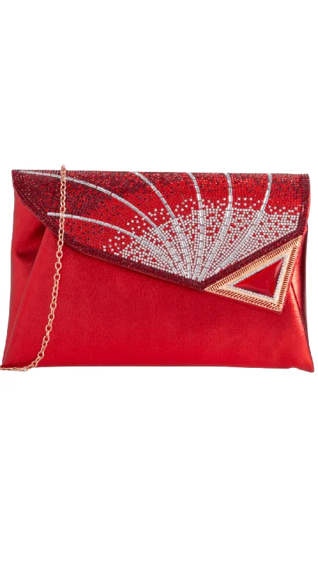 Ria Clutch -Red