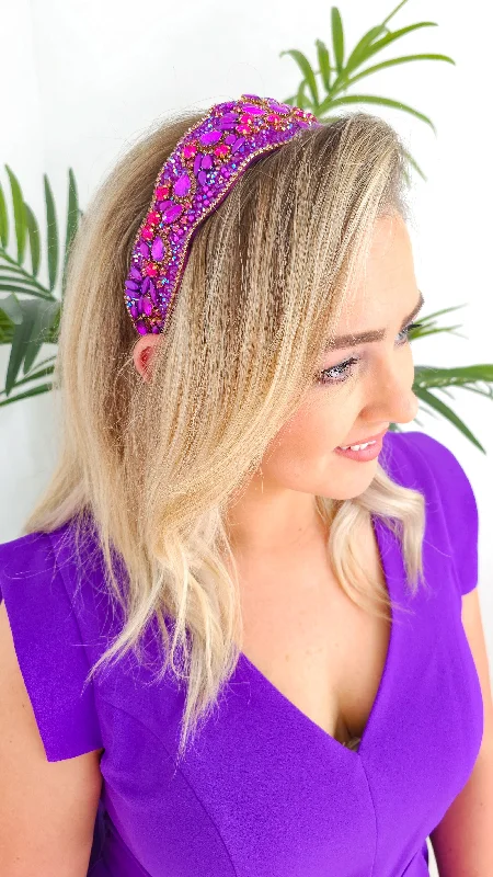 Paulina Hairband- Purple