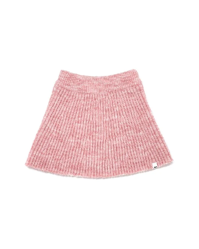 oh baby! Scandi Flare Sweater Knit Wool-Blend Skirt