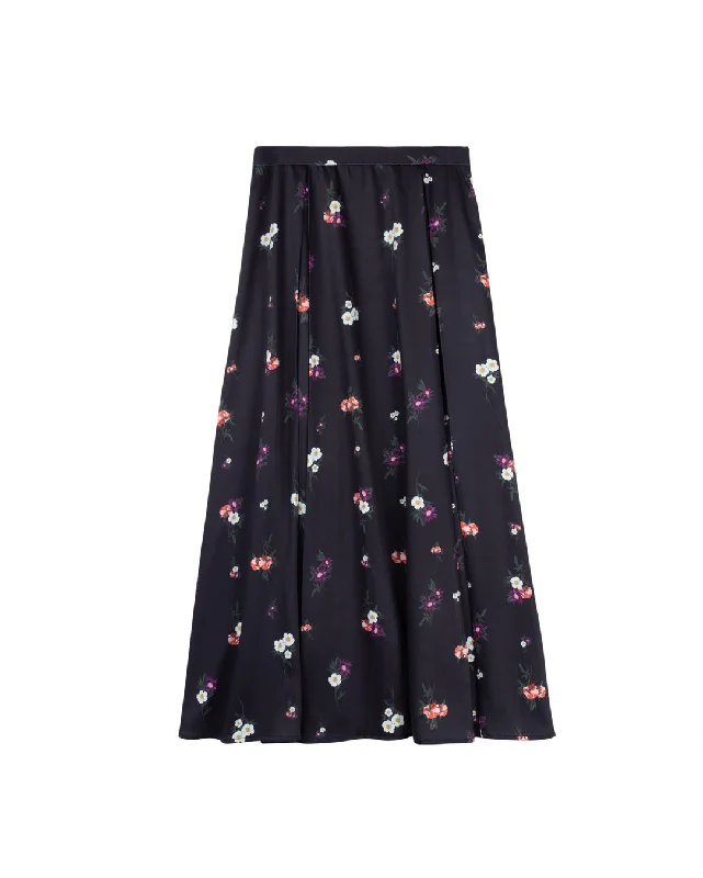 Regent Floral Print Maxi Skirt