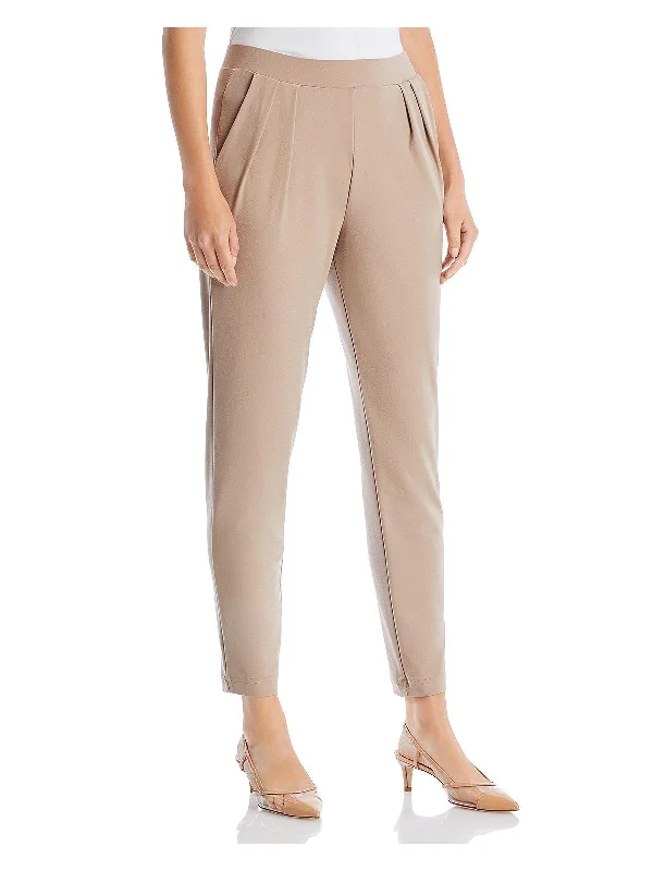 Womens Slouchy Cropped Ankle Pants