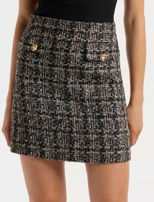 Julia Boucle Mini Skirt