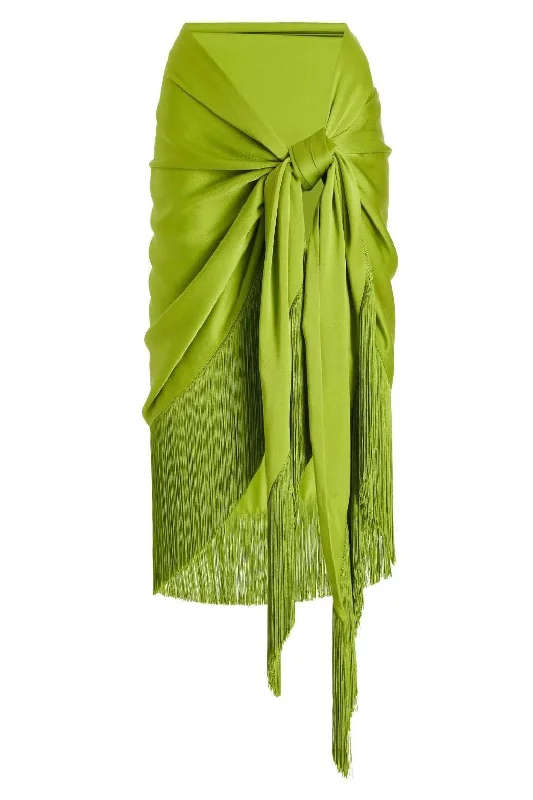 Fringe Sarong Skirt