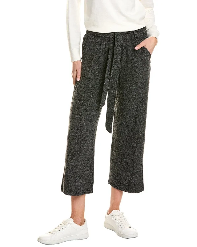 Sol Angeles Brushed Boucle Crop Tie Pant