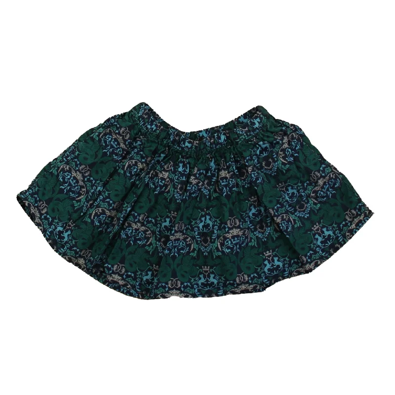 Tea Girls Blue | Green Skirt